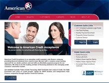 Tablet Screenshot of americancreditacceptance.com